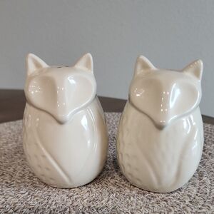 MASON CASH "In The Forest" Fox Salt & Pepper Shakers